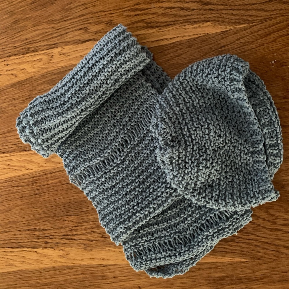 Scarf and hat